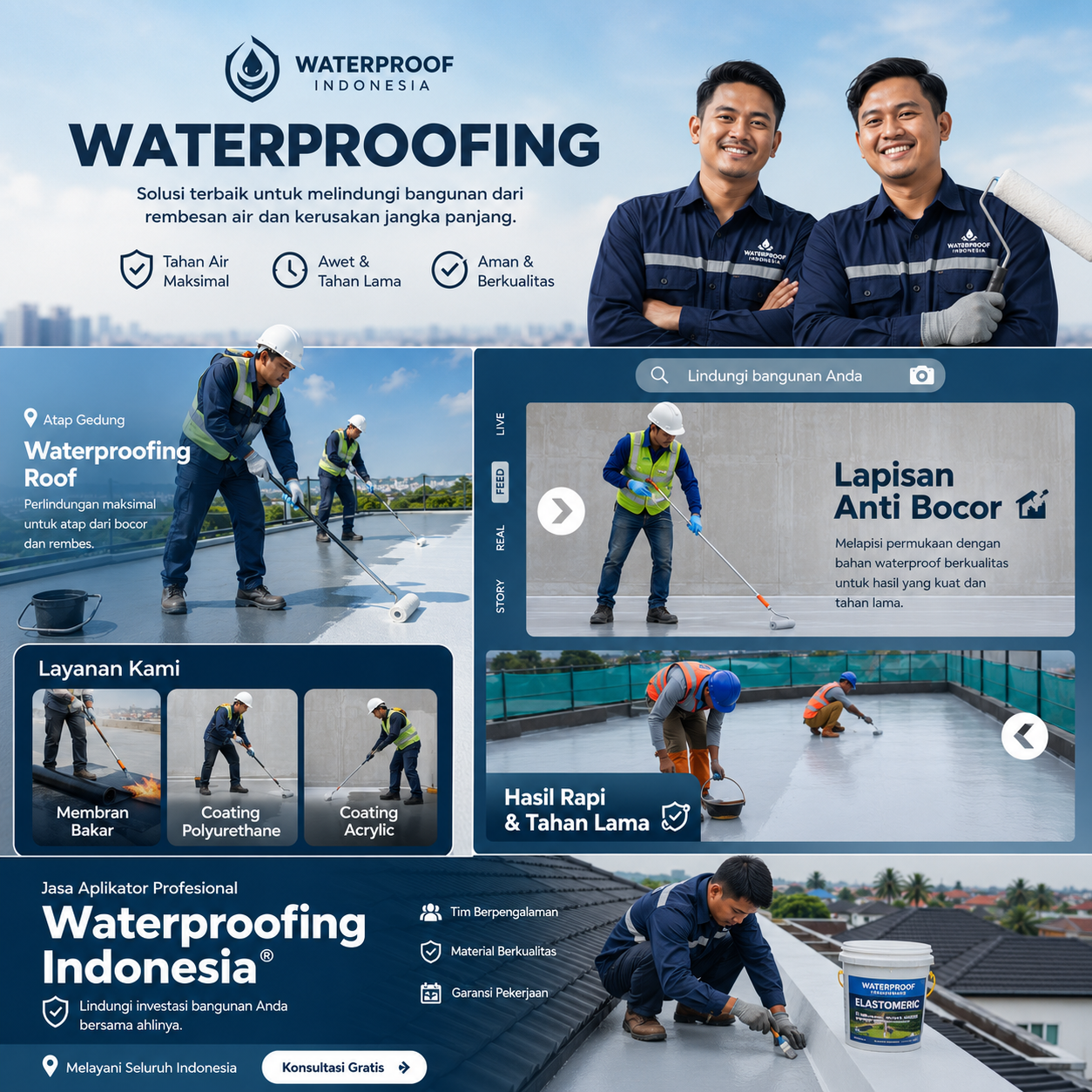 Proyek Jasa Waterproofing Profesional